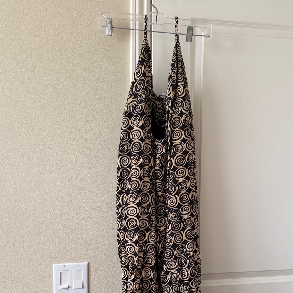 Urban Outfitters Black and Cream Swirl Dress